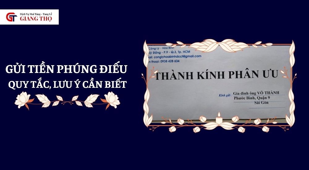 gửi tiền phúng điếu