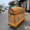 Hòm nắp tròn Cối gỗ trai cẩn