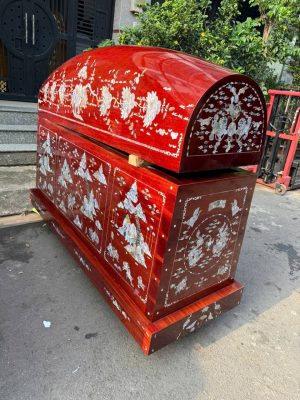 Hòm Cối gỗ căm xe Cẩn