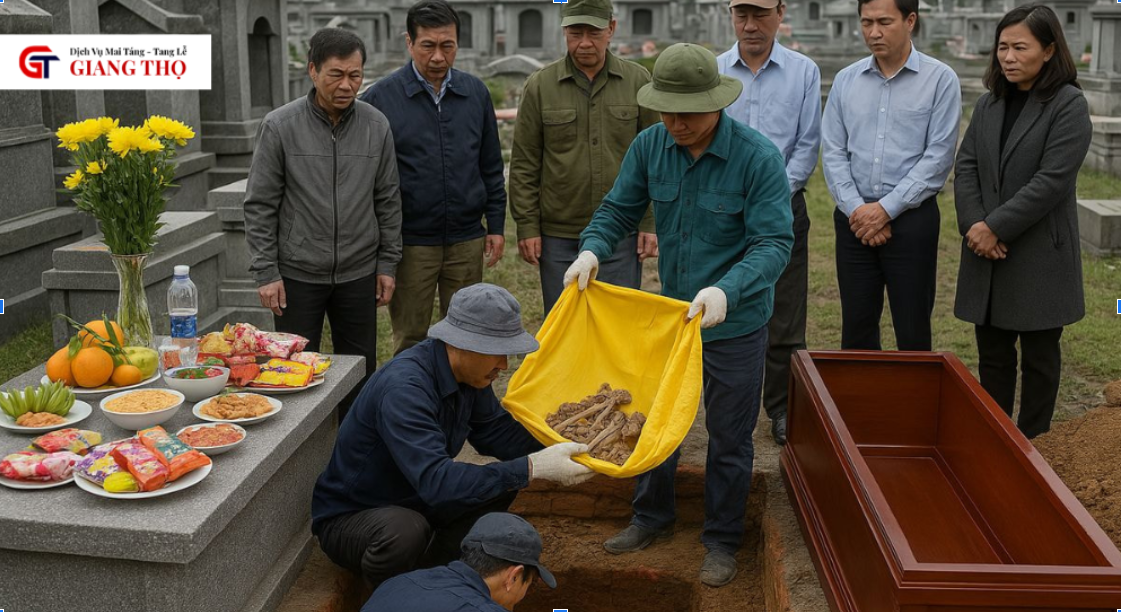 Thời gian đúng để bắt đầu cải táng