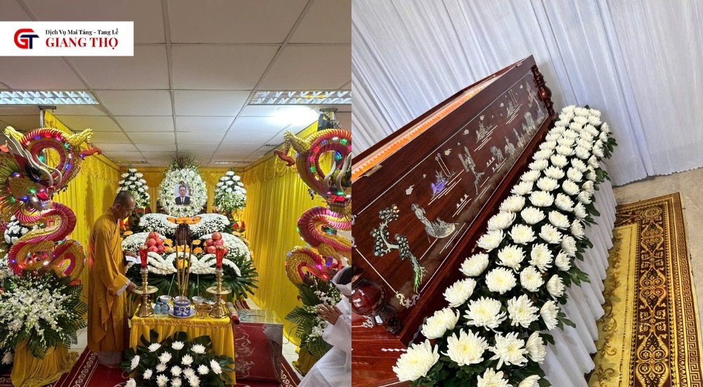 Mai táng Giang Thọ hỗ trợ tổ chức lễ nhập liệm trang nghiêm