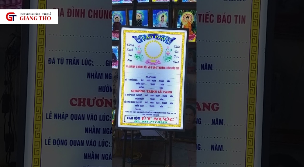 những sai lầm thường gặp khi tổ chức tang lễ