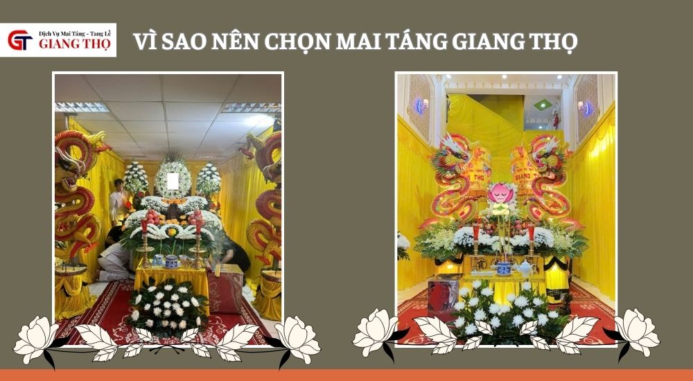 trang trí tang lễ