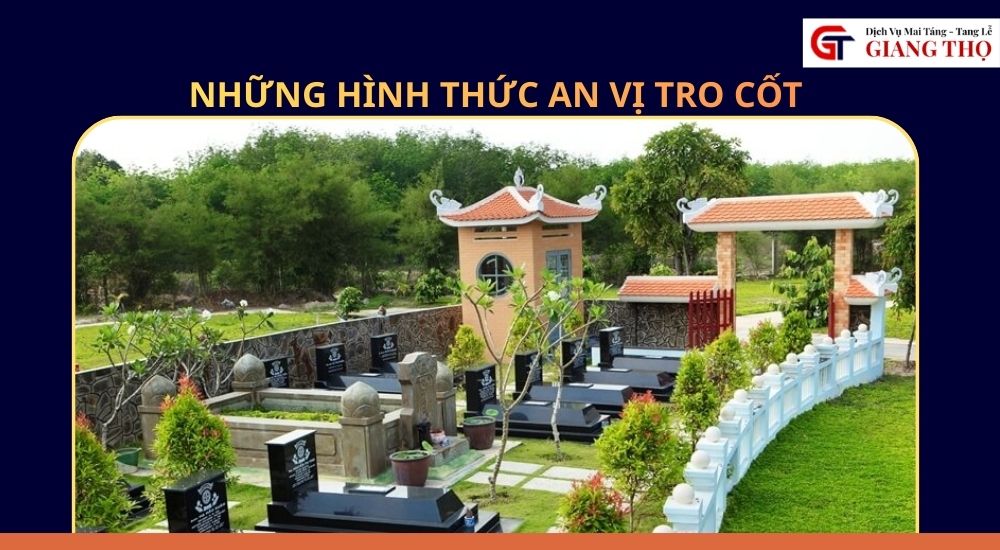 thủ tục gửi tro cốt vào hoa viên nghĩa trang